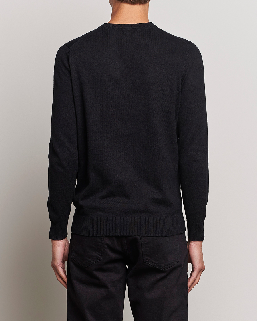 Homme | Pulls Et Tricots | Lyle & Scott | Cotton/Merino Crew Neck Jumper Jet Black