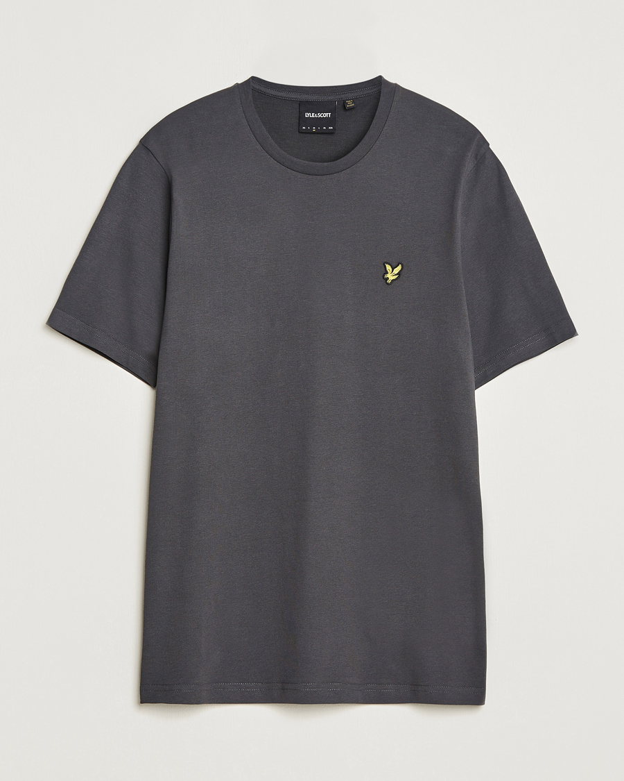 Homme | T-shirts | Lyle & Scott | Cotton Crew Neck T-Shirt Gunmetal