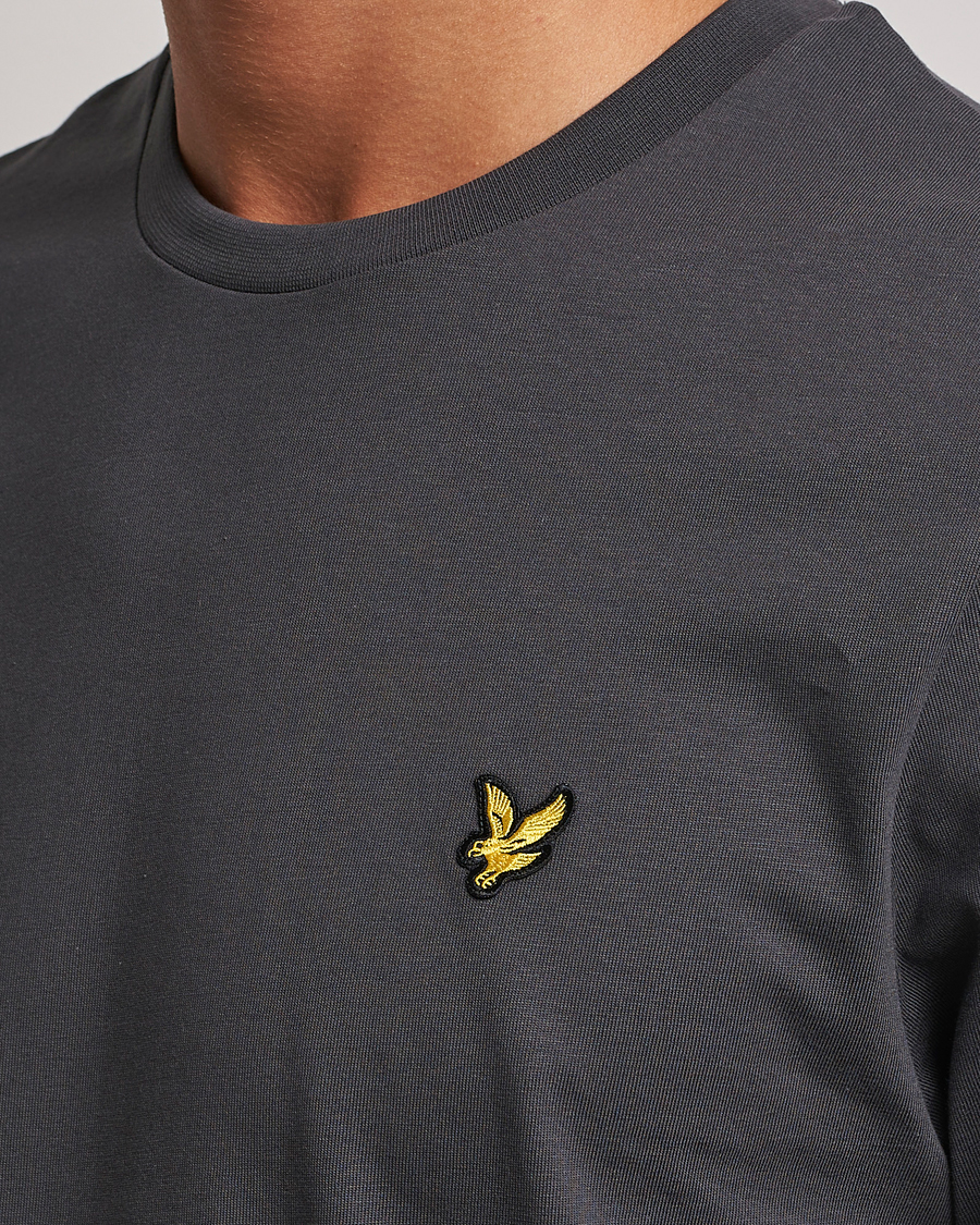 Homme | T-shirts | Lyle & Scott | Cotton Crew Neck T-Shirt Gunmetal