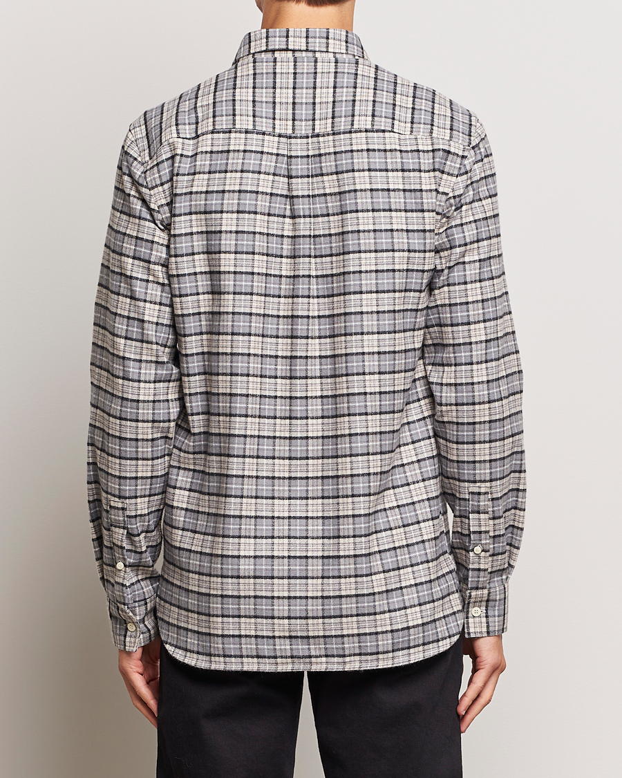 Homme | Chemises | Lyle & Scott | Checked Flannel Button Down Shirt Cove White