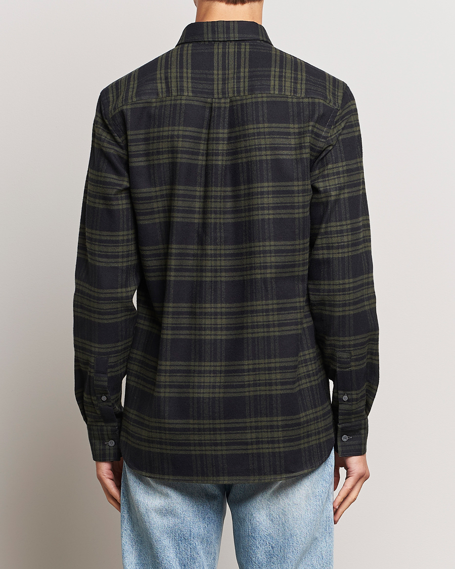 Homme | Chemises | Lyle & Scott | Checked Flannel Button Down Shirt Mountain Moss