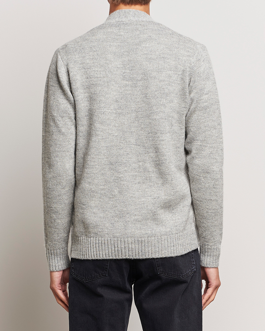 Homme | Pulls Et Tricots | Peregrine | Maker's Stitch Merino Cardigan Light Grey