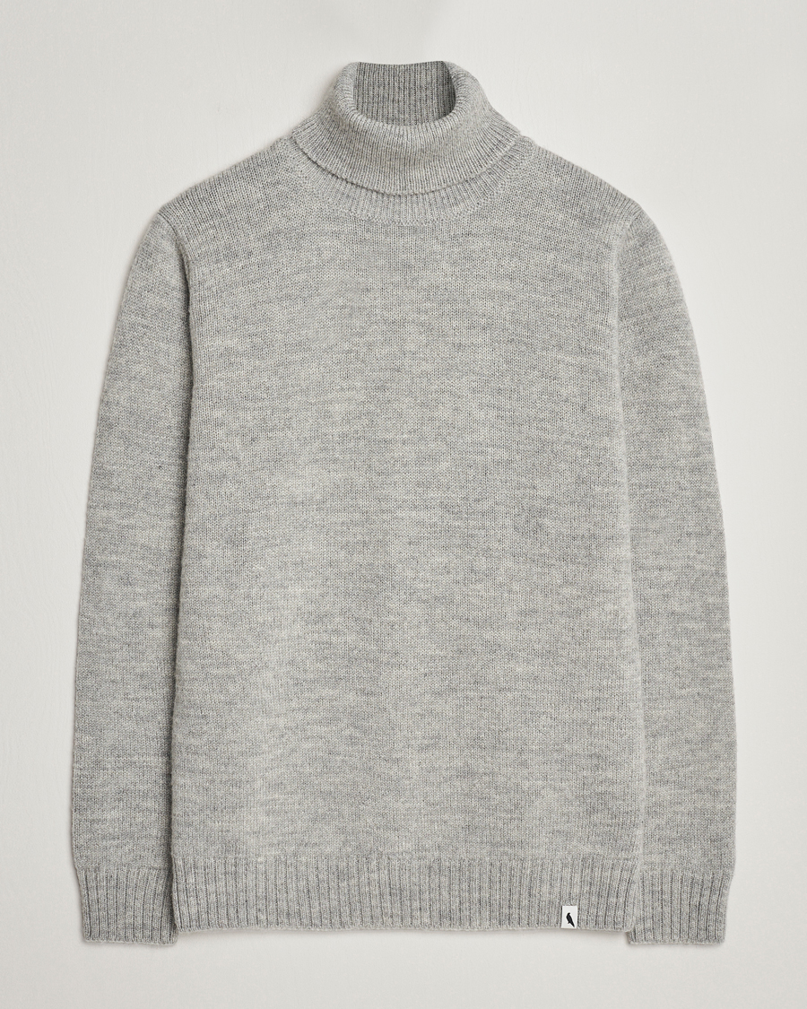 Homme | Pulls Et Tricots | Peregrine | Maker's Stitch Merino Polo Light Grey