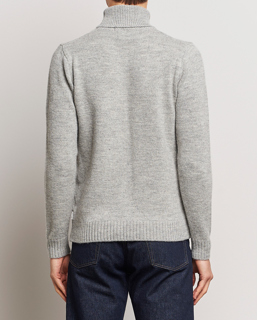 Homme | Pulls Et Tricots | Peregrine | Maker's Stitch Merino Polo Light Grey
