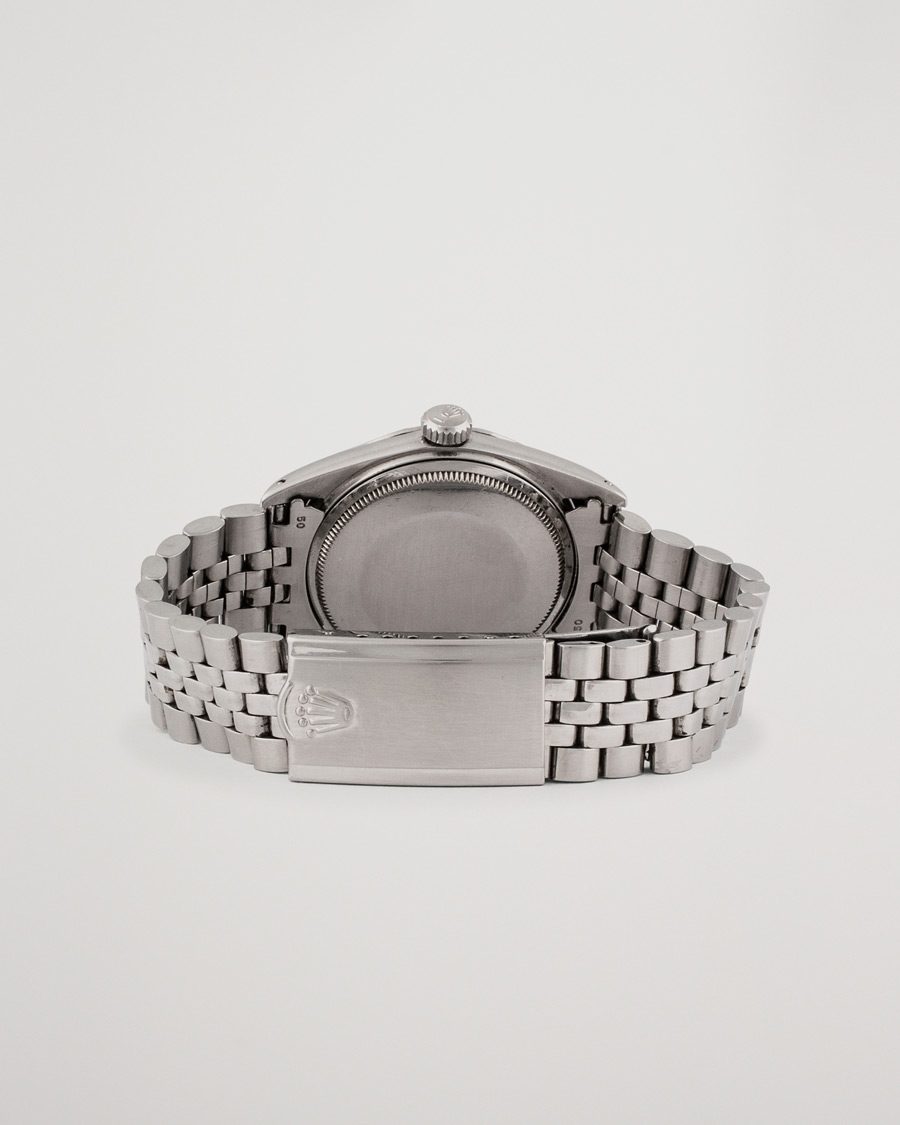 Homme | Rolex Pre-Owned Datejust 1603 Oyster Perpetual Steel Black | Rolex Pre-Owned | Datejust 1603 Oyster Perpetual Steel Black