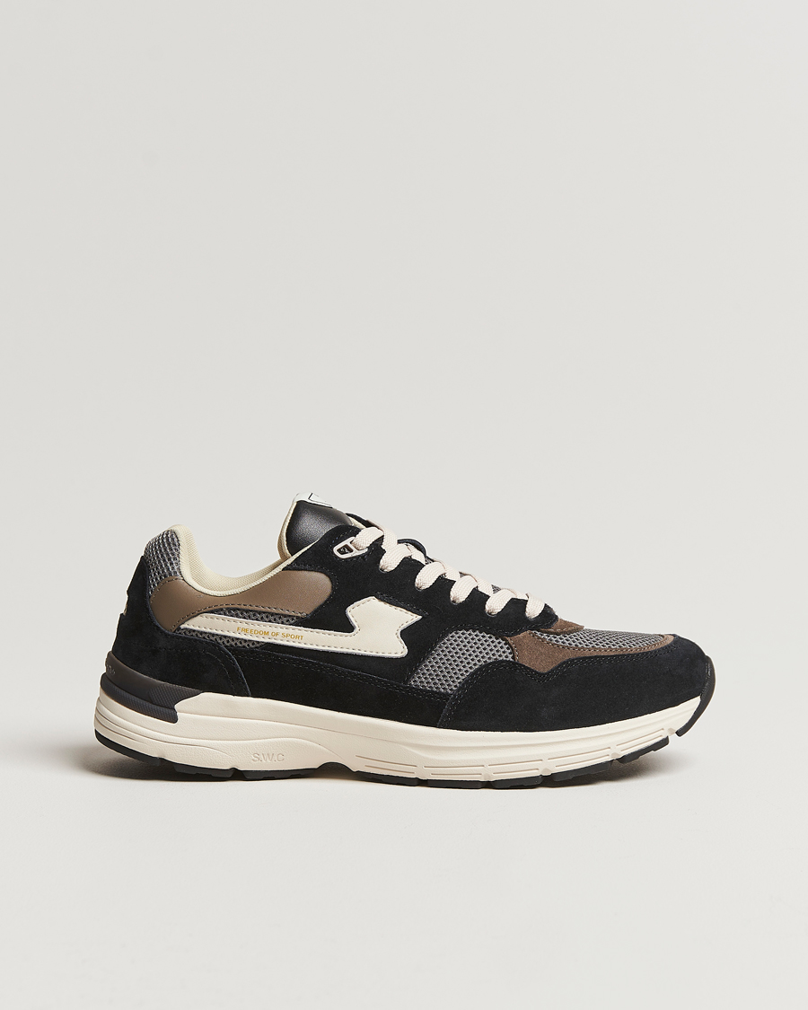 Homme | Stepney Workers Club Amiel S-Strike Suede Sneaker Black/Grey | Stepney Workers Club | Amiel S-Strike Suede Sneaker Black/Grey