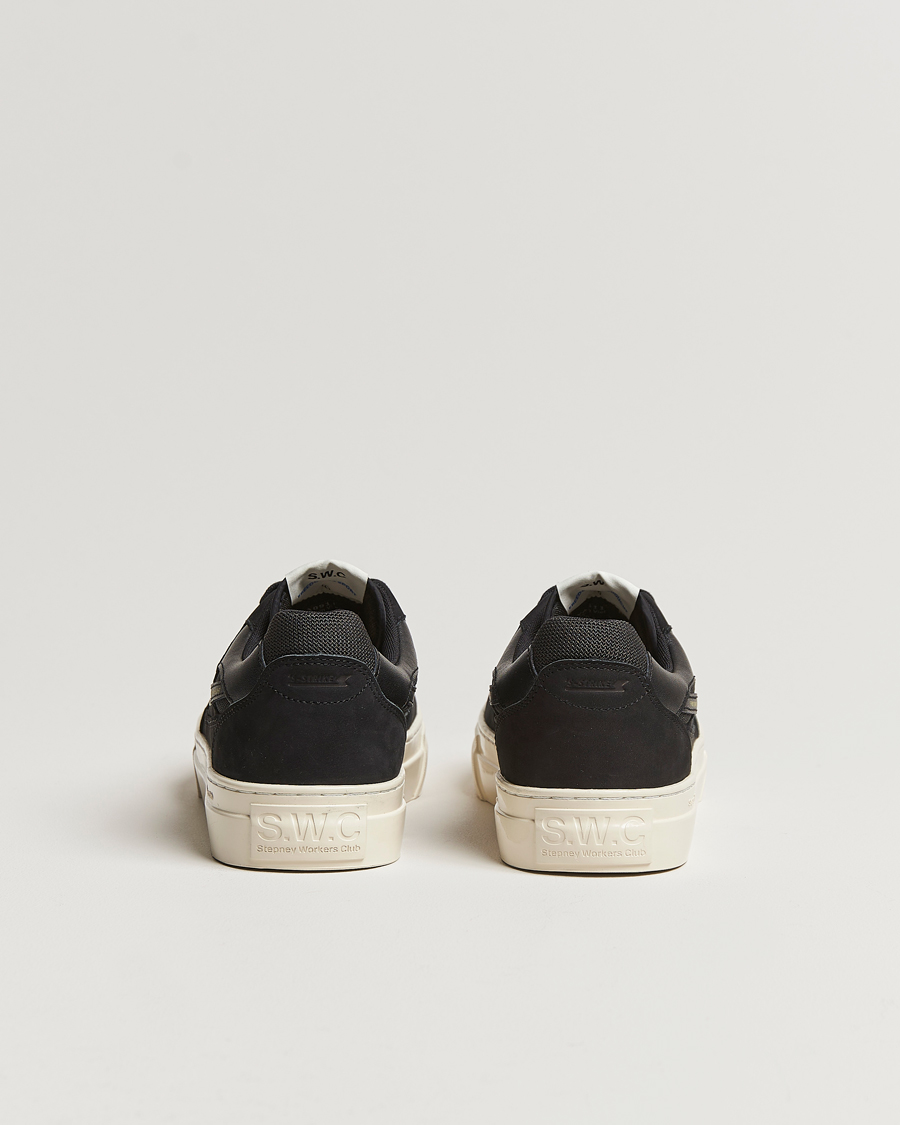 Homme | Stepney Workers Club Pearl S-Strike Nubuck Sneaker Black/Black | Stepney Workers Club | Pearl S-Strike Nubuck Sneaker Black/Black