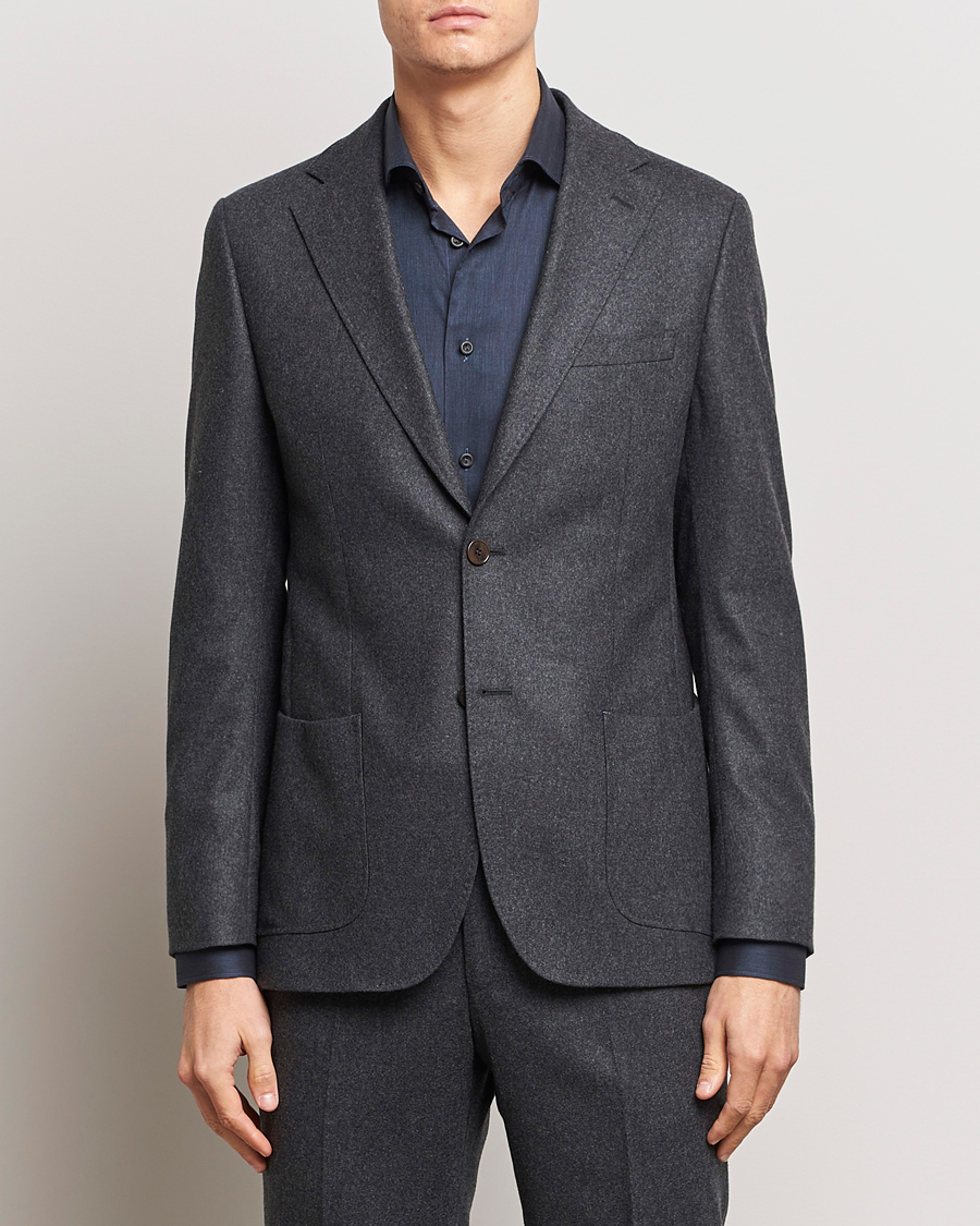 Homme | Sections | Morris Heritage | Mike Flannel Blazer Grey