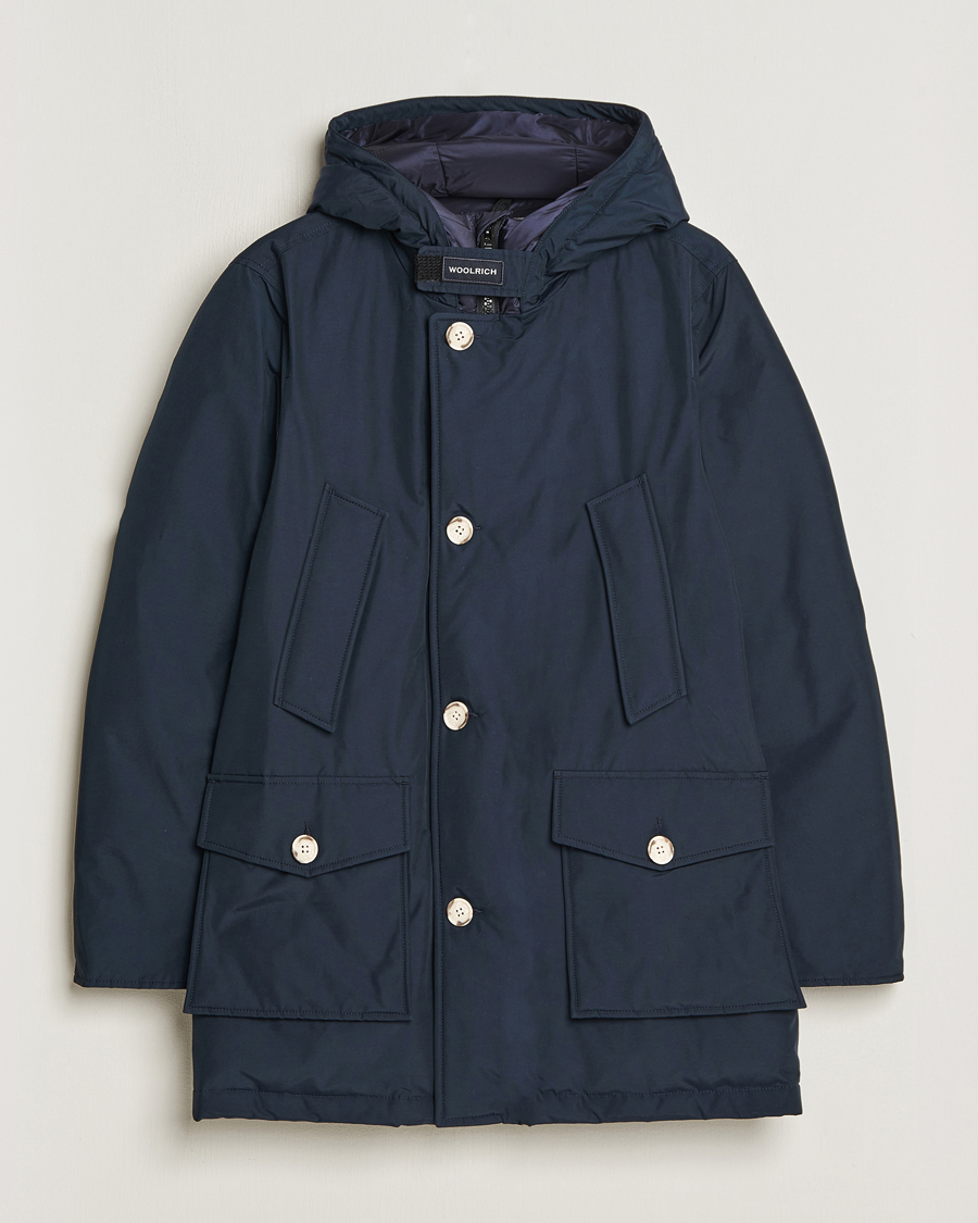 Homme | Manteaux Et Vestes | Woolrich | Arctic Parka No Fur Melton Blue