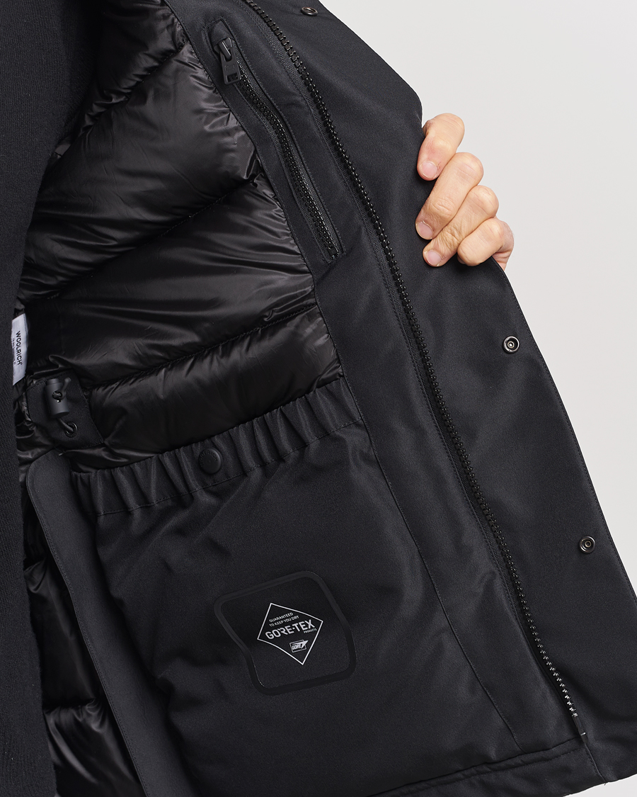 Homme | Manteaux Et Vestes | Woolrich | Aleutian Supreme Gore-Tex Parka Off Black