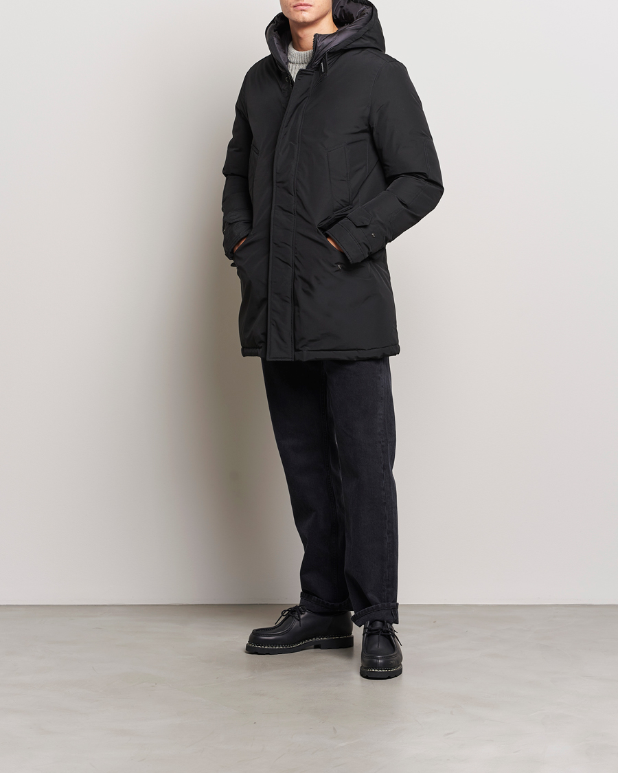 Homme | Manteaux Et Vestes | Woolrich | Polar High Collar Parka Black