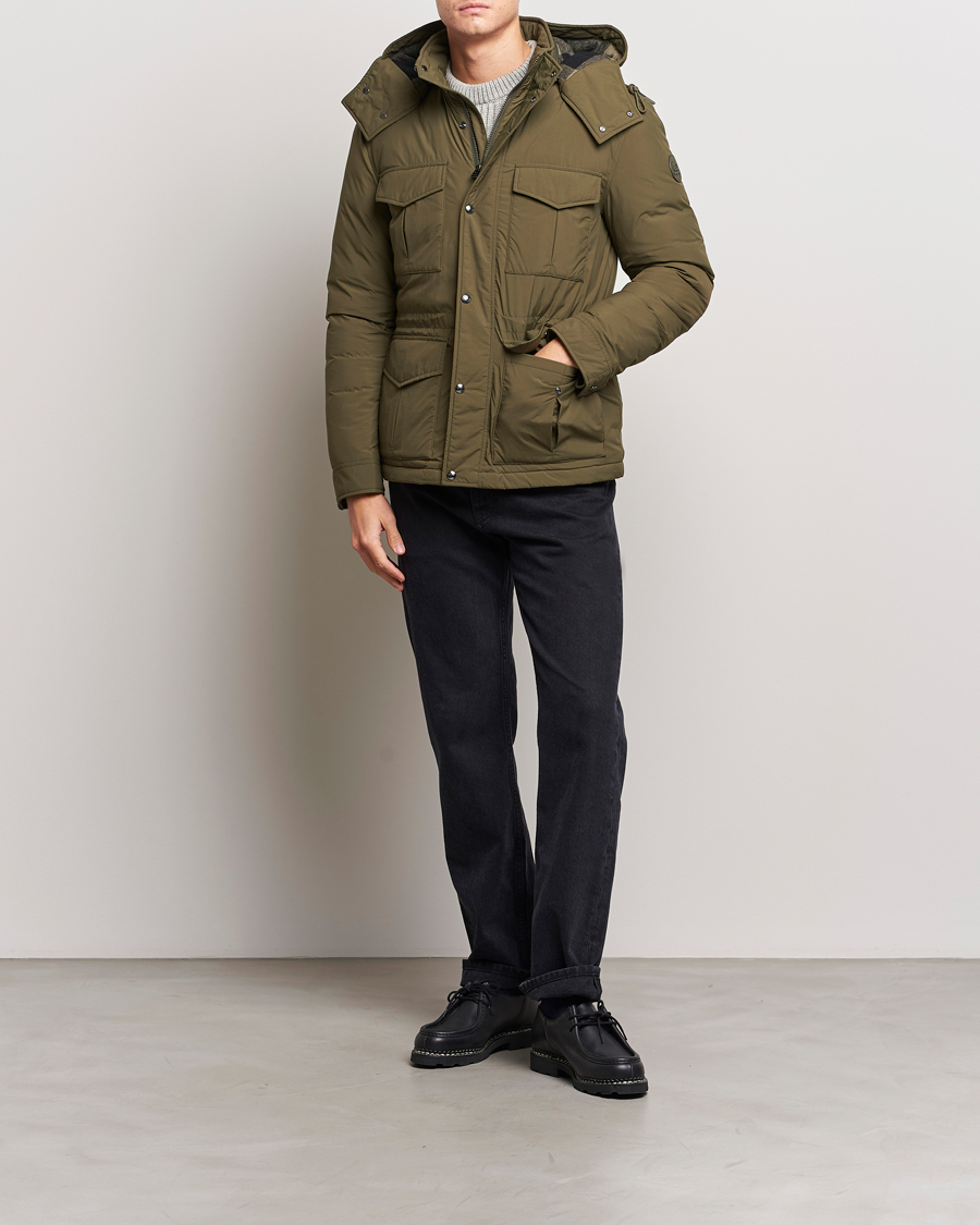 Homme | Manteaux Et Vestes | Woolrich | Aleutian Padded Field Jacket Dark Green