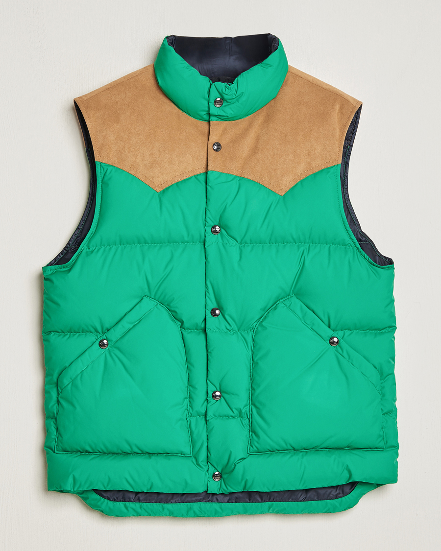 Homme | Manteaux Et Vestes | Woolrich | Western Down Vest Kelly Green