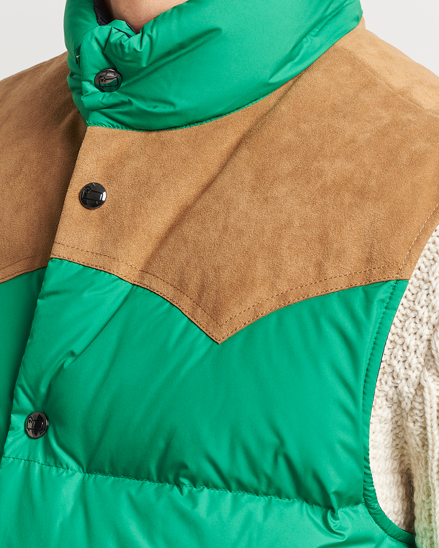 Homme | Manteaux Et Vestes | Woolrich | Western Down Vest Kelly Green