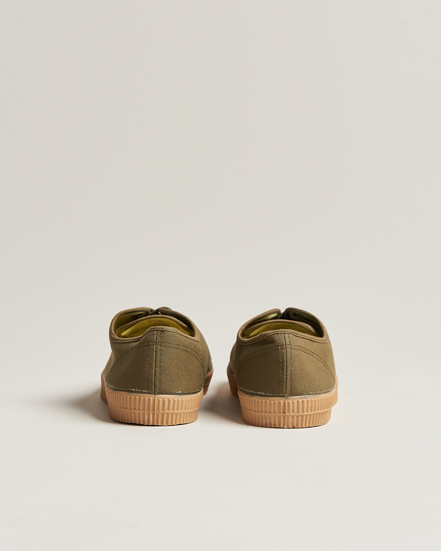 Homme | Baskets | Novesta | Star Master Organic Cotton Sneaker Military/Transparant