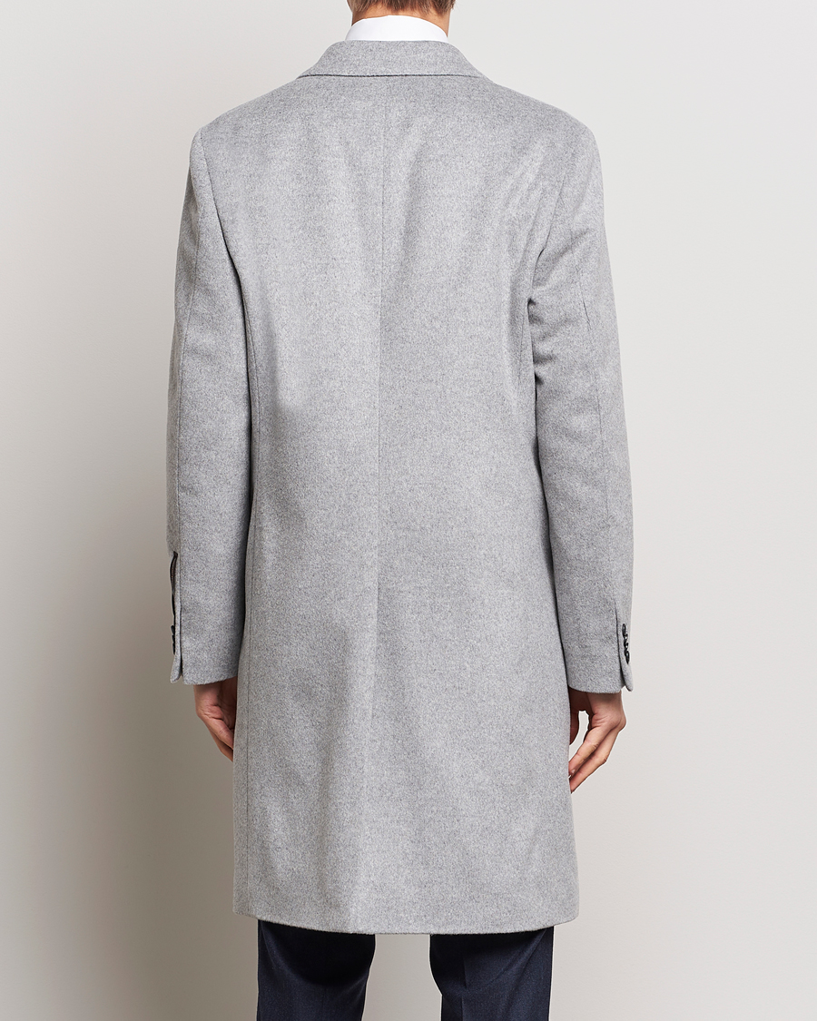 Homme | Manteaux Et Vestes | Oscar Jacobson | Shaw Wool/Cashmere Coat Light Grey