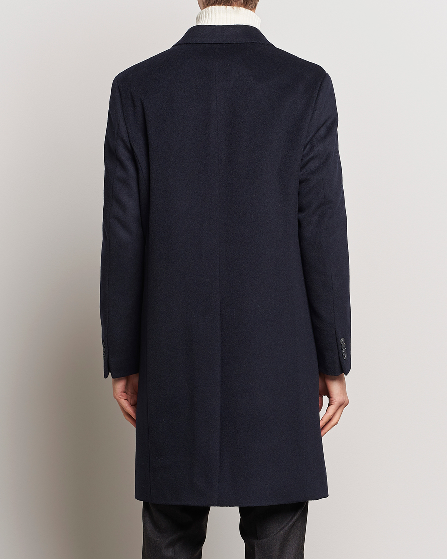 Homme | Manteaux Et Vestes | Oscar Jacobson | Shaw Wool/Cashmere Coat Navy