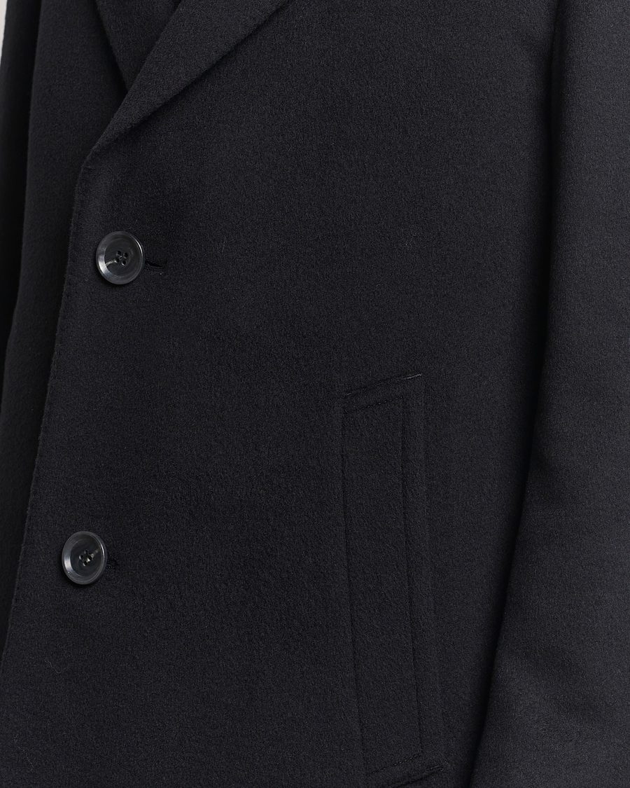 Homme | Manteaux Et Vestes | Oscar Jacobson | Shaw Wool/Cashmere Coat Black