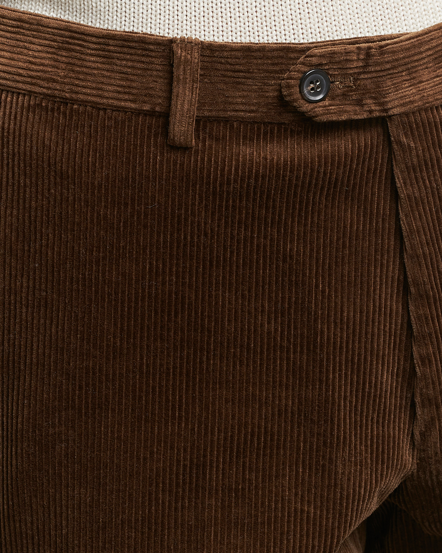Homme | Pantalons | Oscar Jacobson | Denz Corduroy Trousers Camel