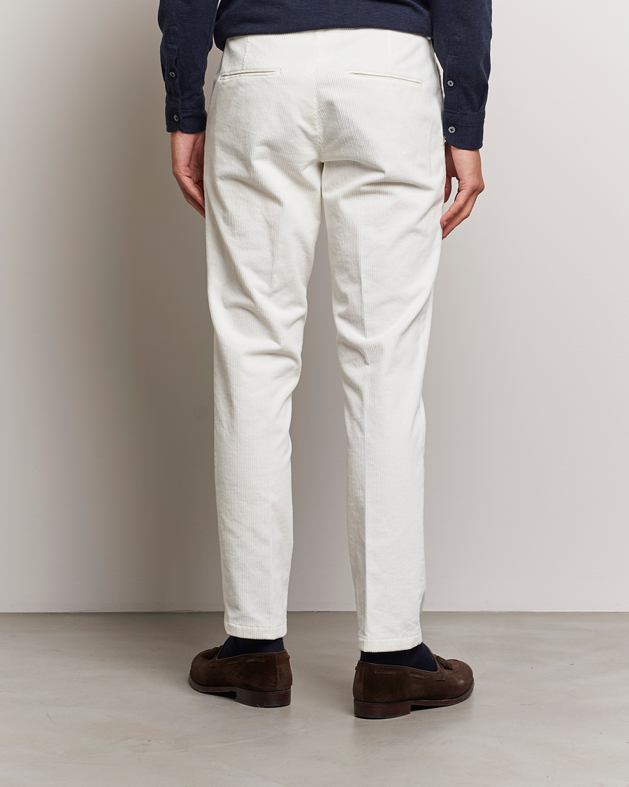 Homme | Pantalons | Oscar Jacobson | Denz Corduroy Trousers White