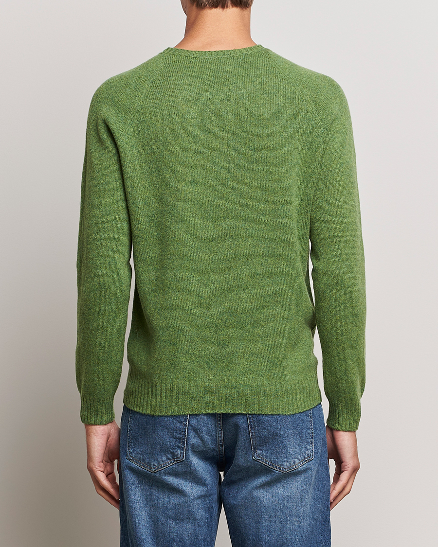 Homme | Pulls Et Tricots | Oscar Jacobson | Kendal Raglan Wool Crewneck Green