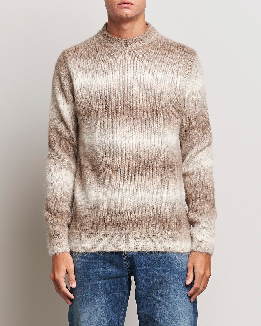 Homme | Pulls Et Tricots | Oscar Jacobson | Valter Alpaca Knitted Sweater Beige