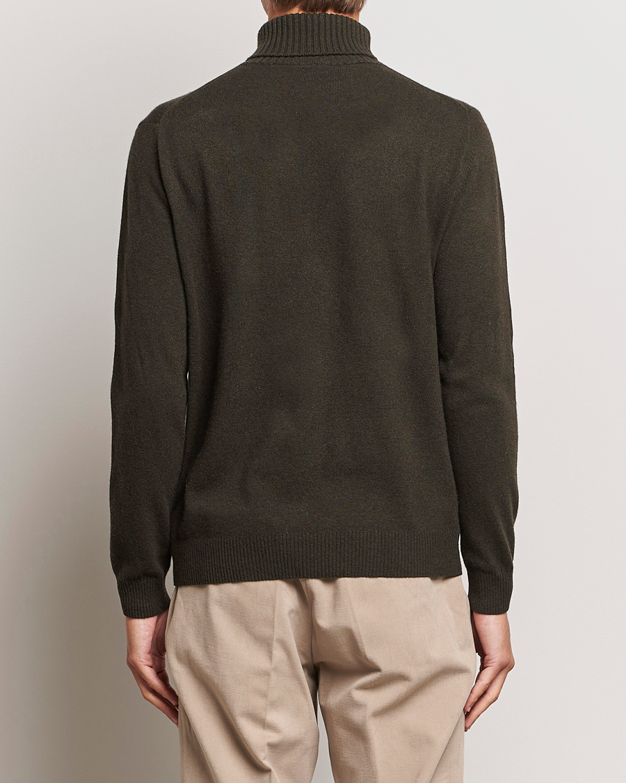 Homme | Pulls Et Tricots | Oscar Jacobson | Salim Wool/Cashmere Rollneck Green