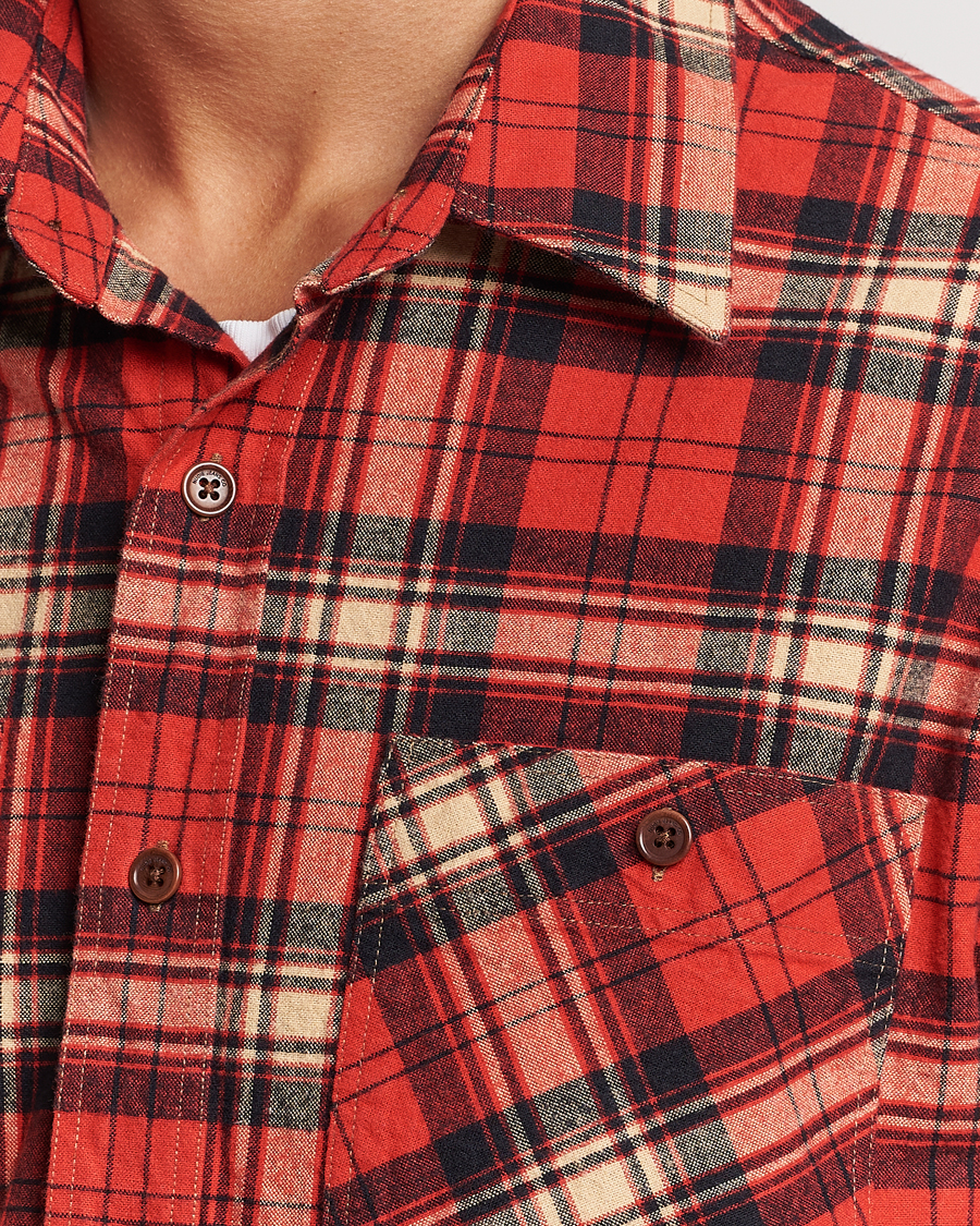 Homme | Chemises | Nudie Jeans | Filip Flannel Checked Shirt Red