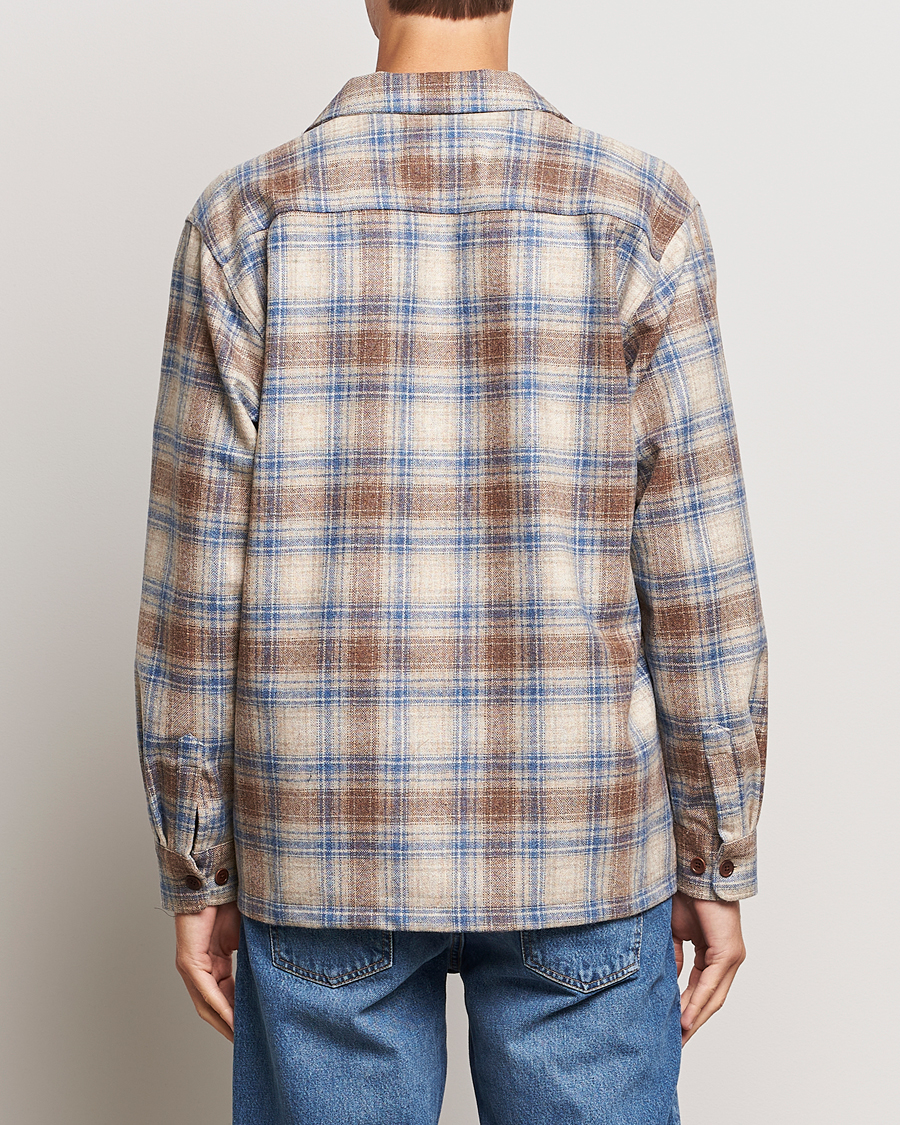 Homme | Chemises | Nudie Jeans | Vincent Wool Checked Overshirt Multi