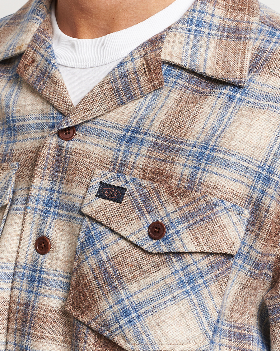 Homme | Chemises | Nudie Jeans | Vincent Wool Checked Overshirt Multi