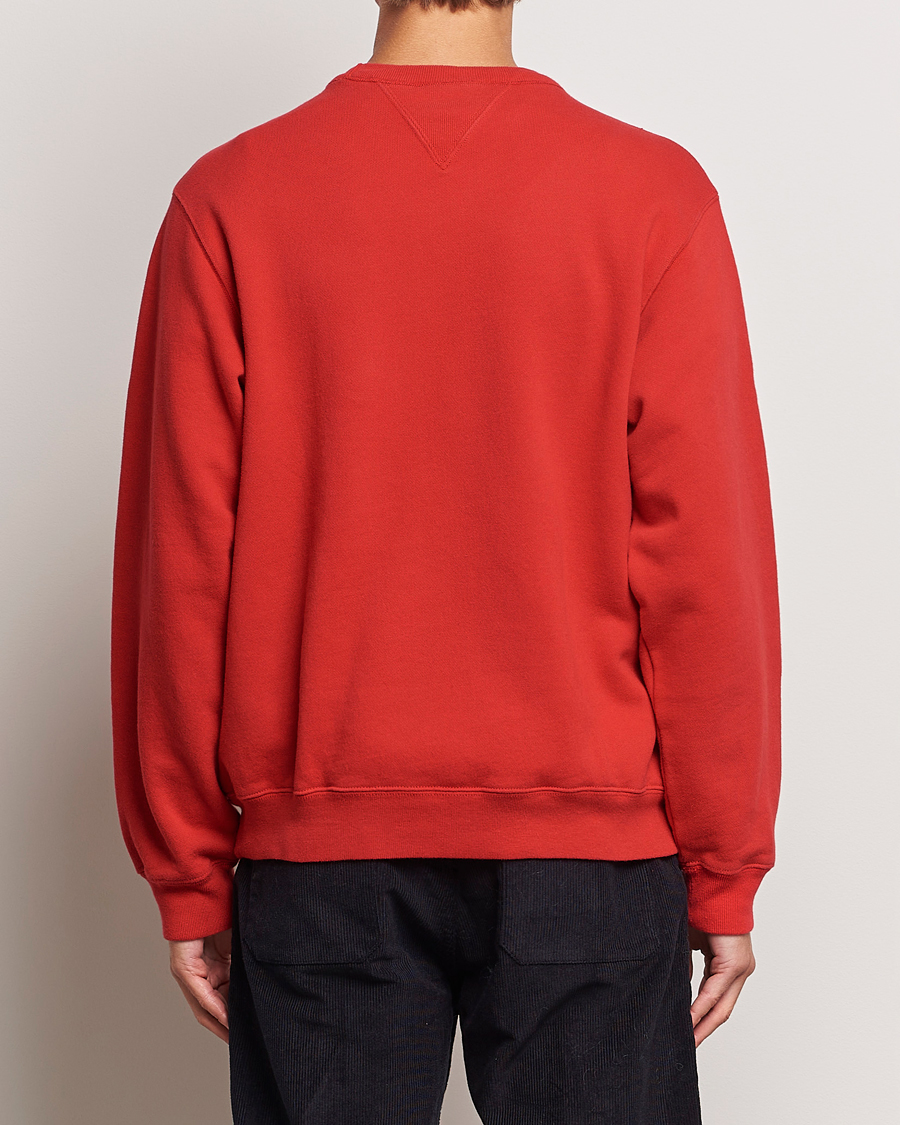 Homme | Pulls Et Tricots | Nudie Jeans | Lasse Future Crew Neck Sweatshirt Red Alert