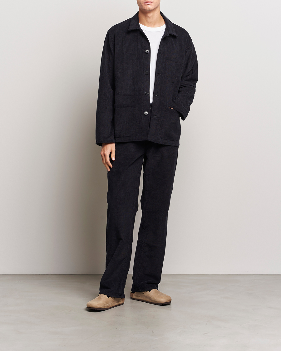 Homme | Chemises | Nudie Jeans | Buddy Corduroy Overshirt Navy