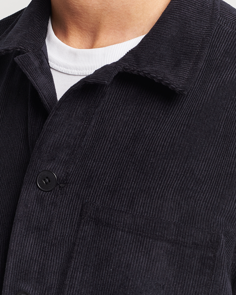 Homme | Chemises | Nudie Jeans | Buddy Corduroy Overshirt Navy