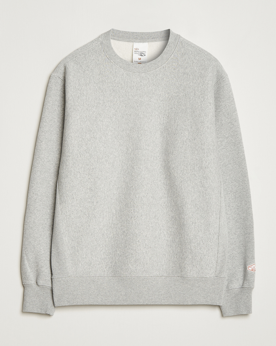 Homme | Pulls Et Tricots | Nudie Jeans | Hasse Crew Neck Sweatshirt Grey Melange