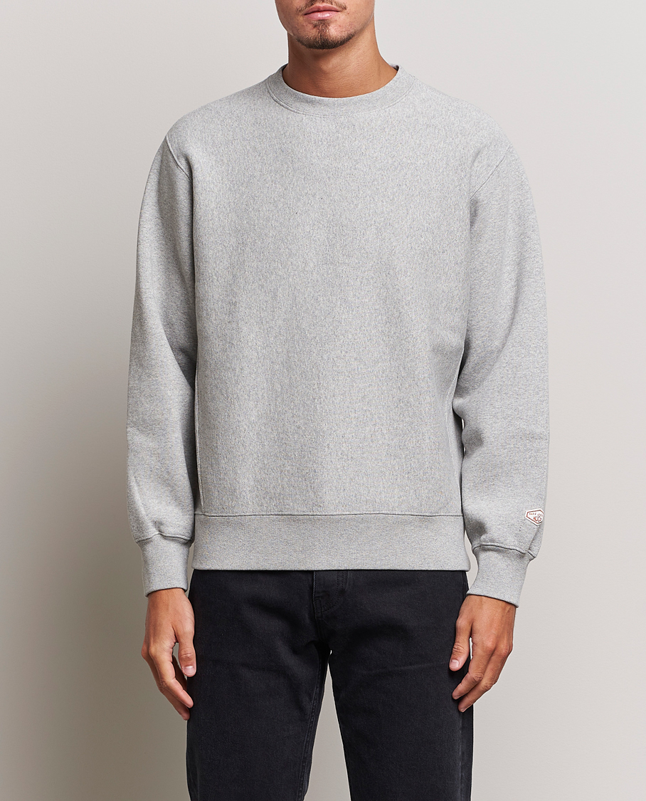 Homme | Pulls Et Tricots | Nudie Jeans | Hasse Crew Neck Sweatshirt Grey Melange