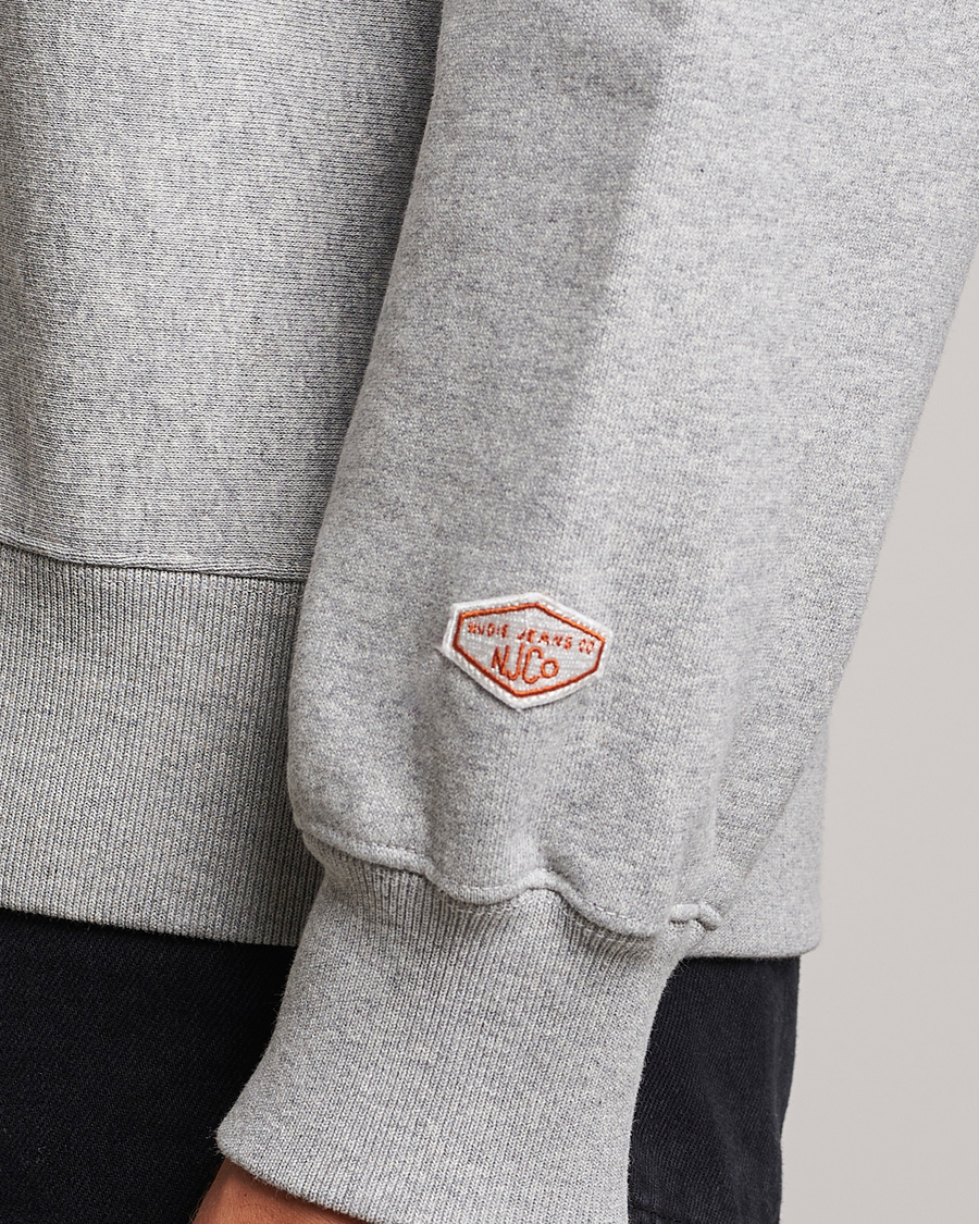 Homme | Pulls Et Tricots | Nudie Jeans | Hasse Crew Neck Sweatshirt Grey Melange