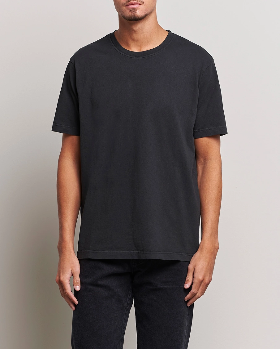 Homme | T-shirts | Nudie Jeans | Uno Everyday Crew Neck T-Shirt Black