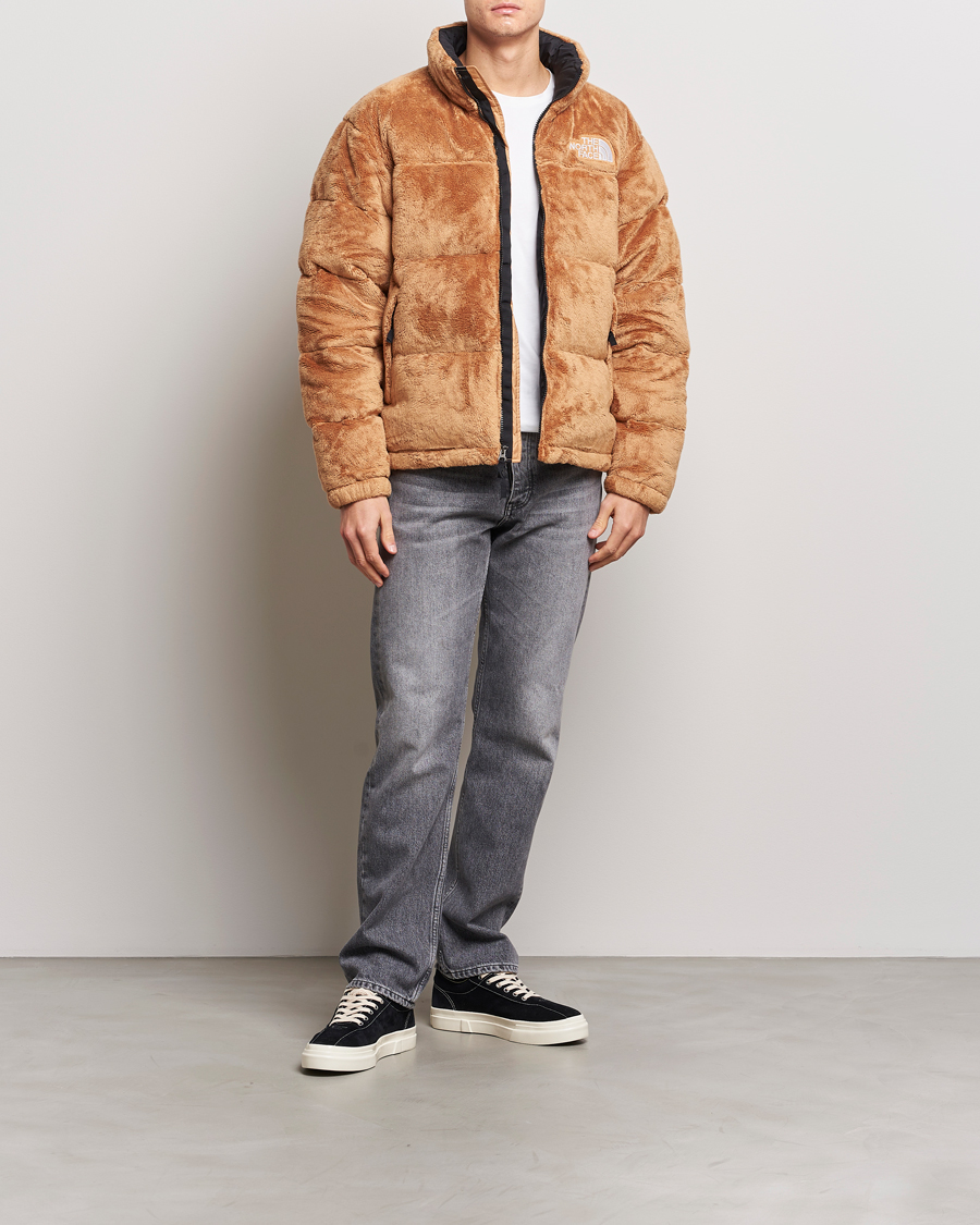 Homme | Manteaux Et Vestes | The North Face | urb1996 Retro Nuptse Fleece Velour Jacket Almond Butter