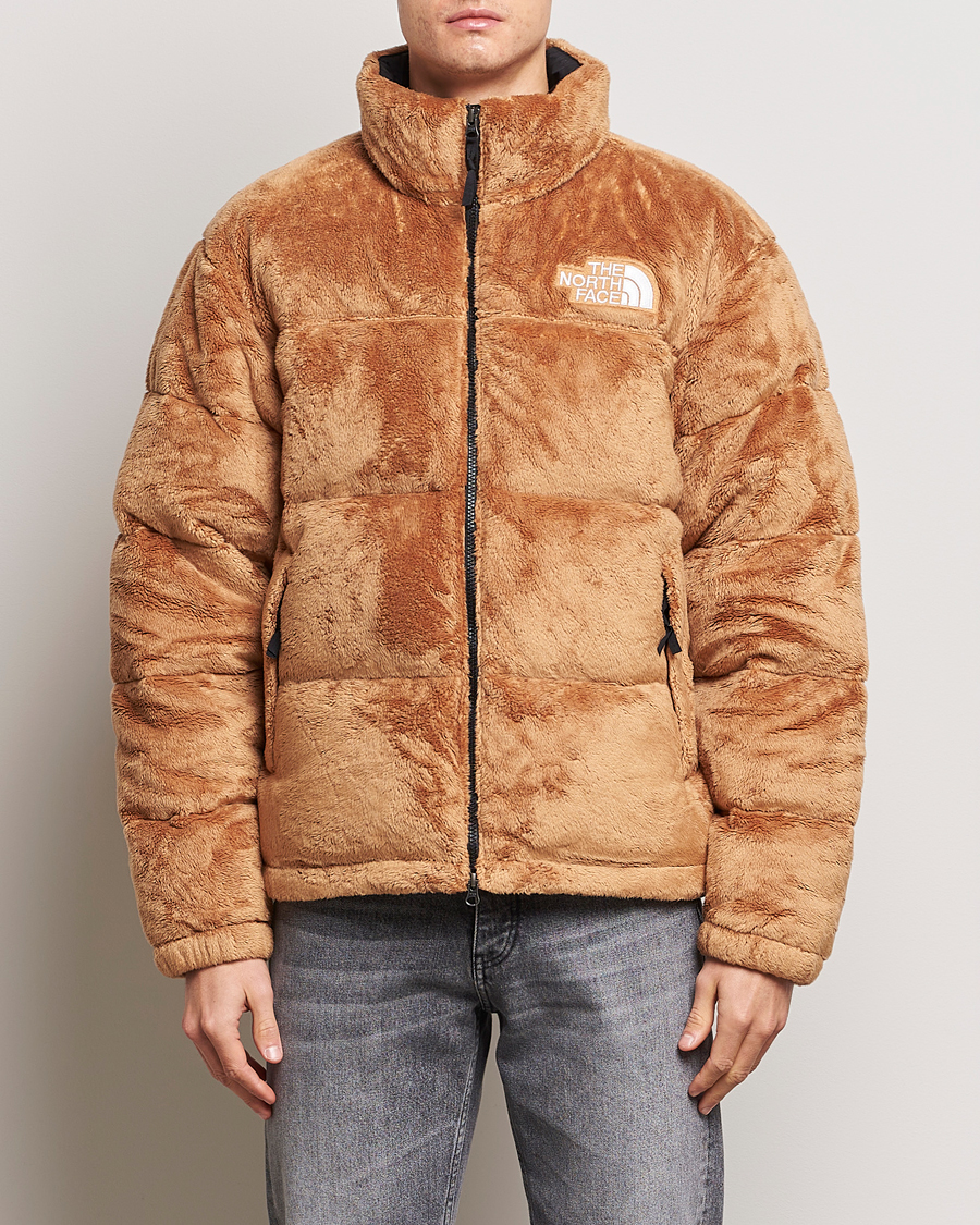 Homme | Manteaux Et Vestes | The North Face | urb1996 Retro Nuptse Fleece Velour Jacket Almond Butter
