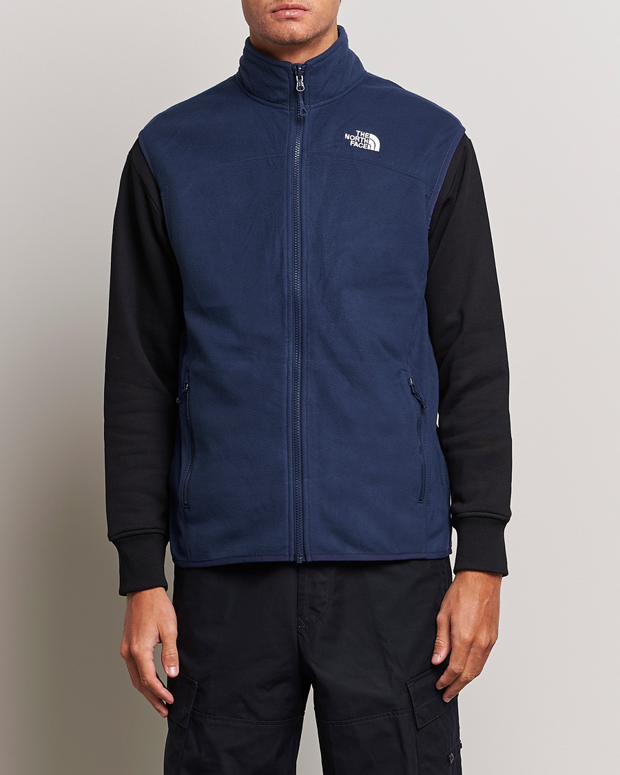 Homme | Pulls Et Tricots | The North Face | 100 Glacier Vest Summit Navy
