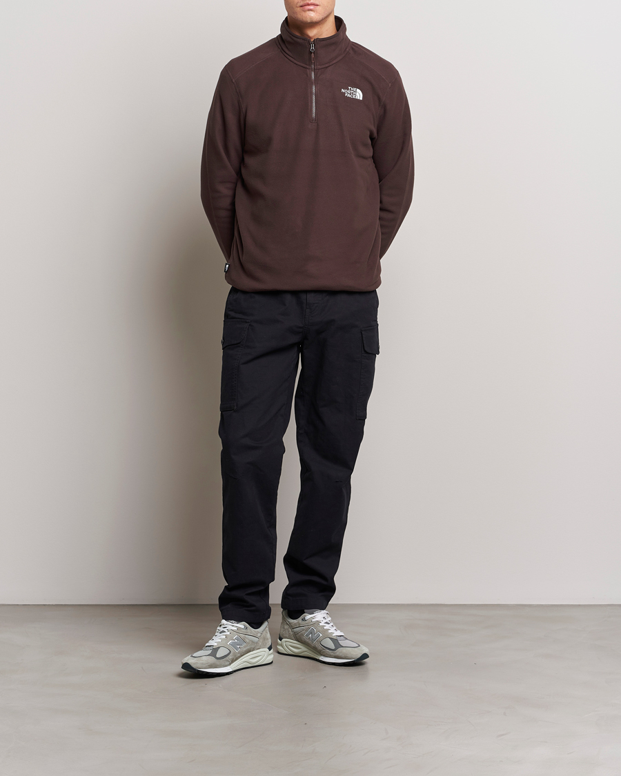 Homme | Pulls Et Tricots | The North Face | 100 Glacier 1/4 Zip Coal Brown