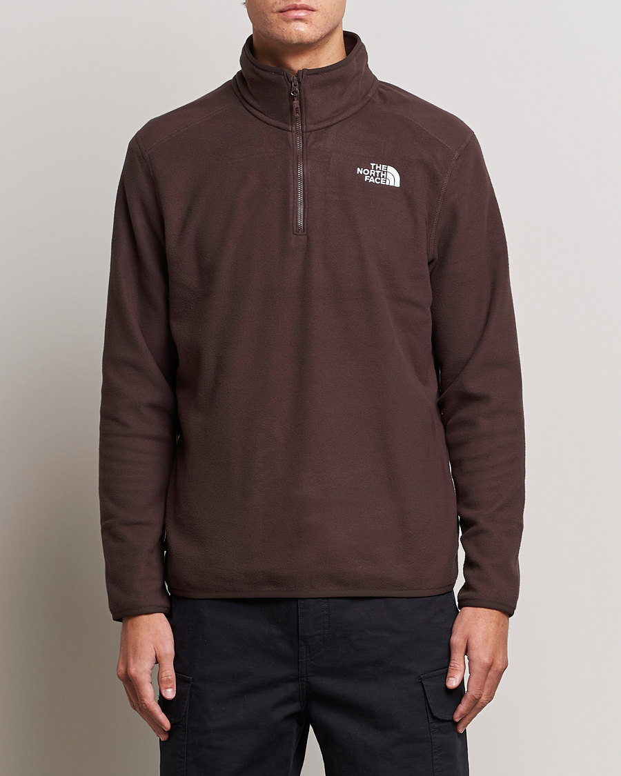 Homme | Pulls Et Tricots | The North Face | 100 Glacier 1/4 Zip Coal Brown