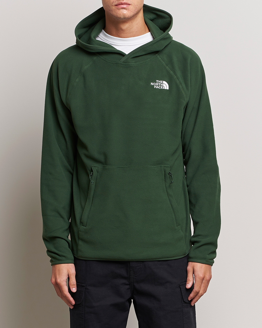 Homme | Pulls Et Tricots | The North Face | 100 Glacier Hoodie Pine Needle