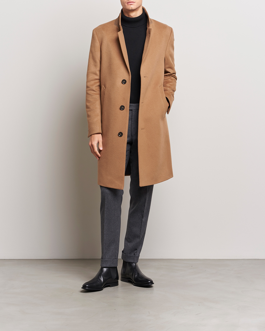 Homme | Manteaux Et Vestes | Oscar Jacobson | Shaw Wool/Cashmere Coat Camel