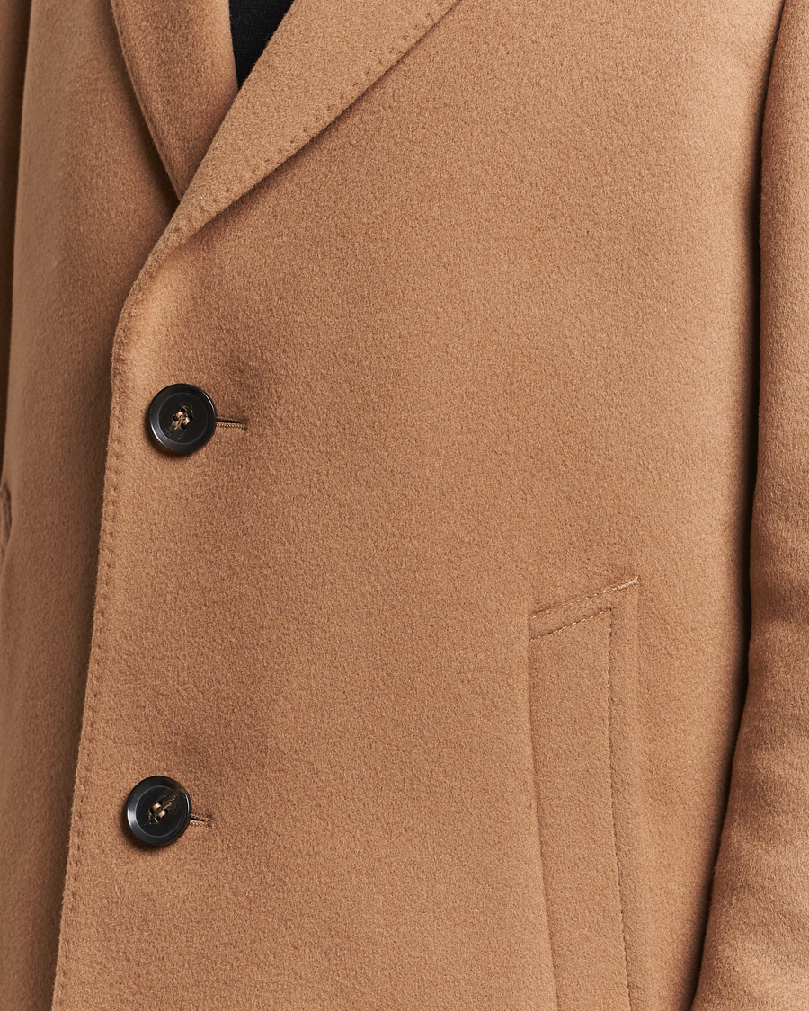 Homme | Manteaux Et Vestes | Oscar Jacobson | Shaw Wool/Cashmere Coat Camel