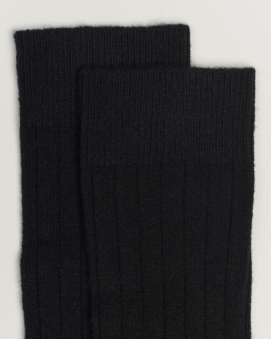 Homme | Sous-Vêtements Et Chaussettes | Bresciani | Wool/Cashmere Ribbed Socks Black