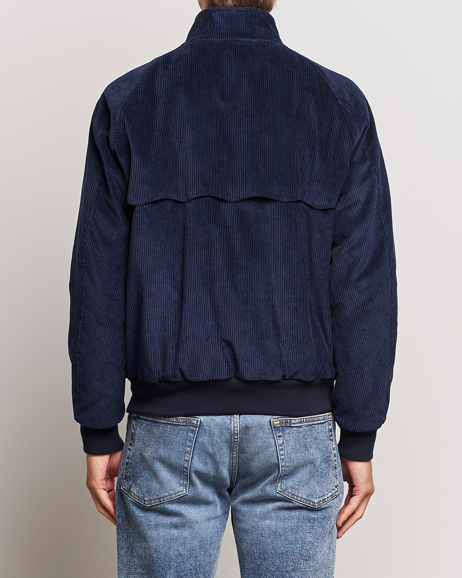 Homme | Manteaux Et Vestes | Baracuta | G9 Pocket Padded Cord Harrington Jacket Navy