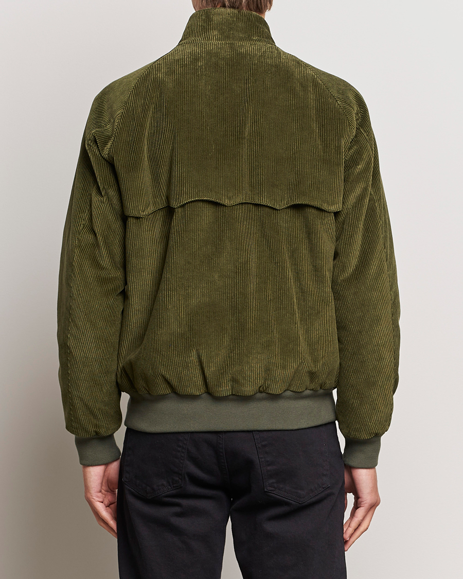 Homme | Manteaux Et Vestes | Baracuta | G9 Pocket Padded Cord Harrington Jacket Olive