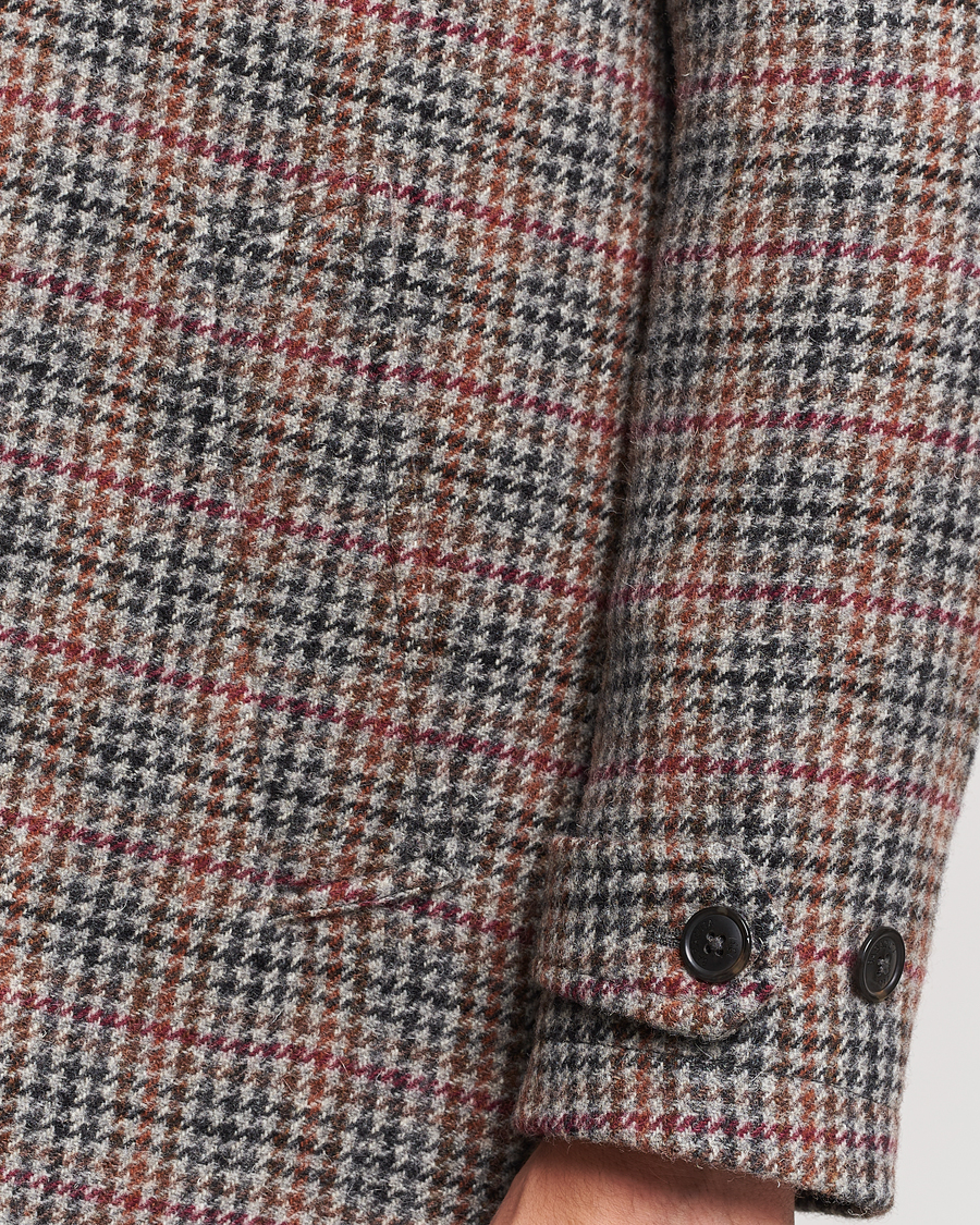 Homme | Manteaux Et Vestes | Baracuta | Paul Houndstooth Wool Coat Grey