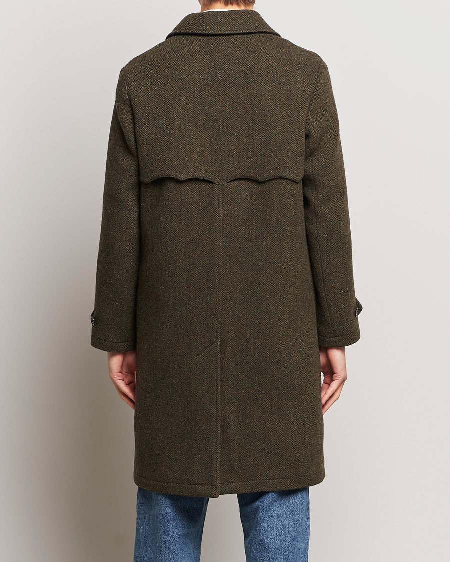 Homme | Manteaux Et Vestes | Baracuta | Paul Herringbone Wool Coat Bark